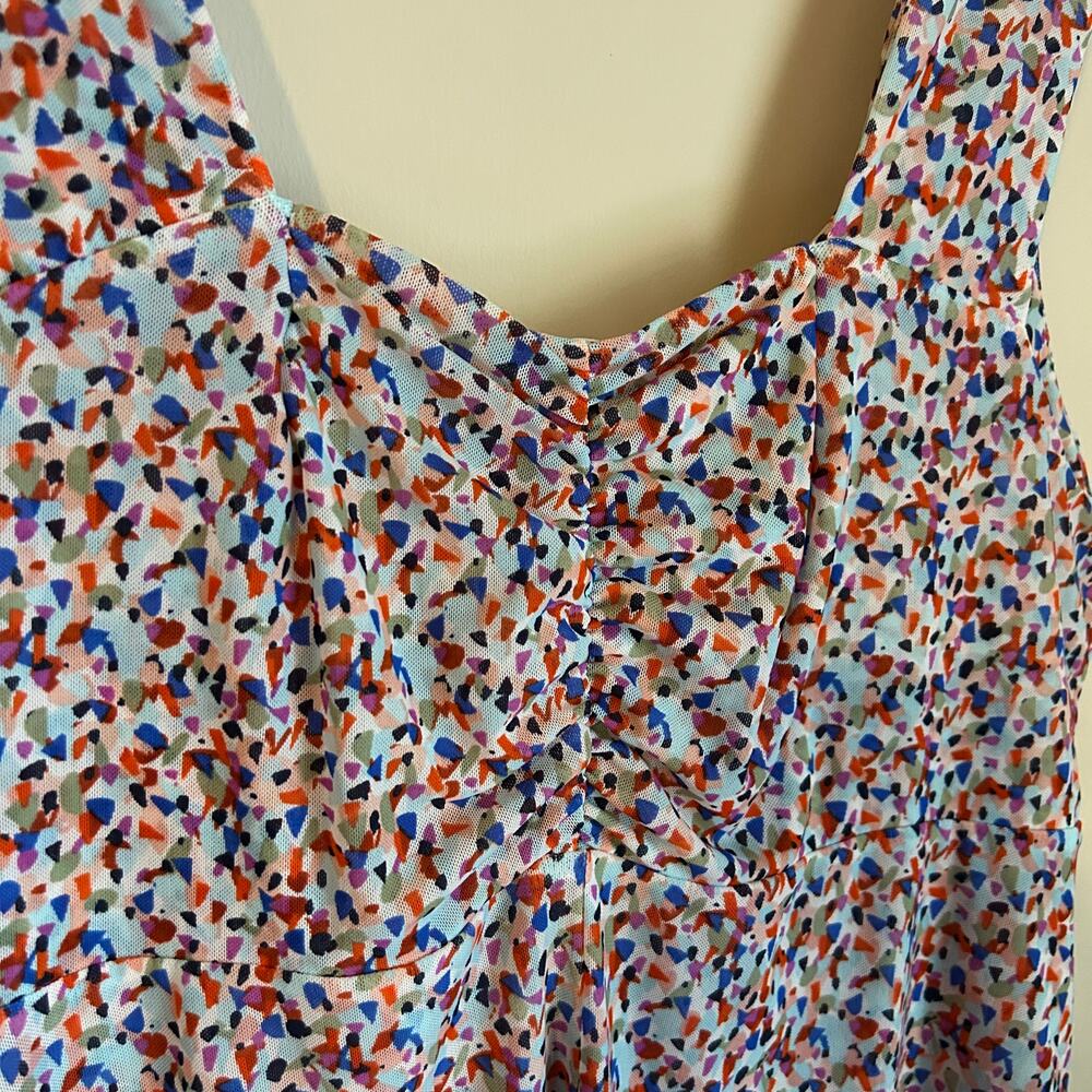 Cabi Multicolor Confetti Pattern Ruched Stretchy … - image 7